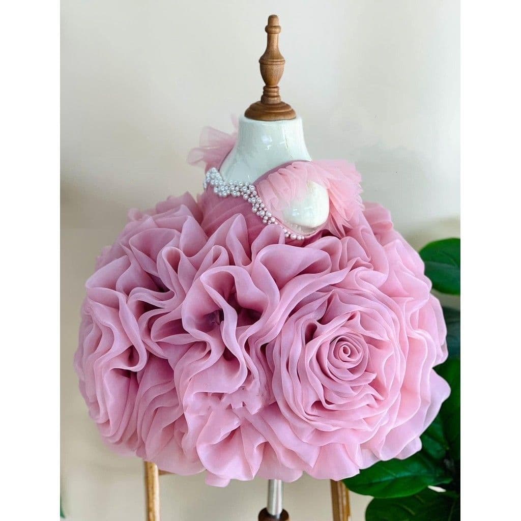 Big Rose Fluffy Princess Dress (hair clip)