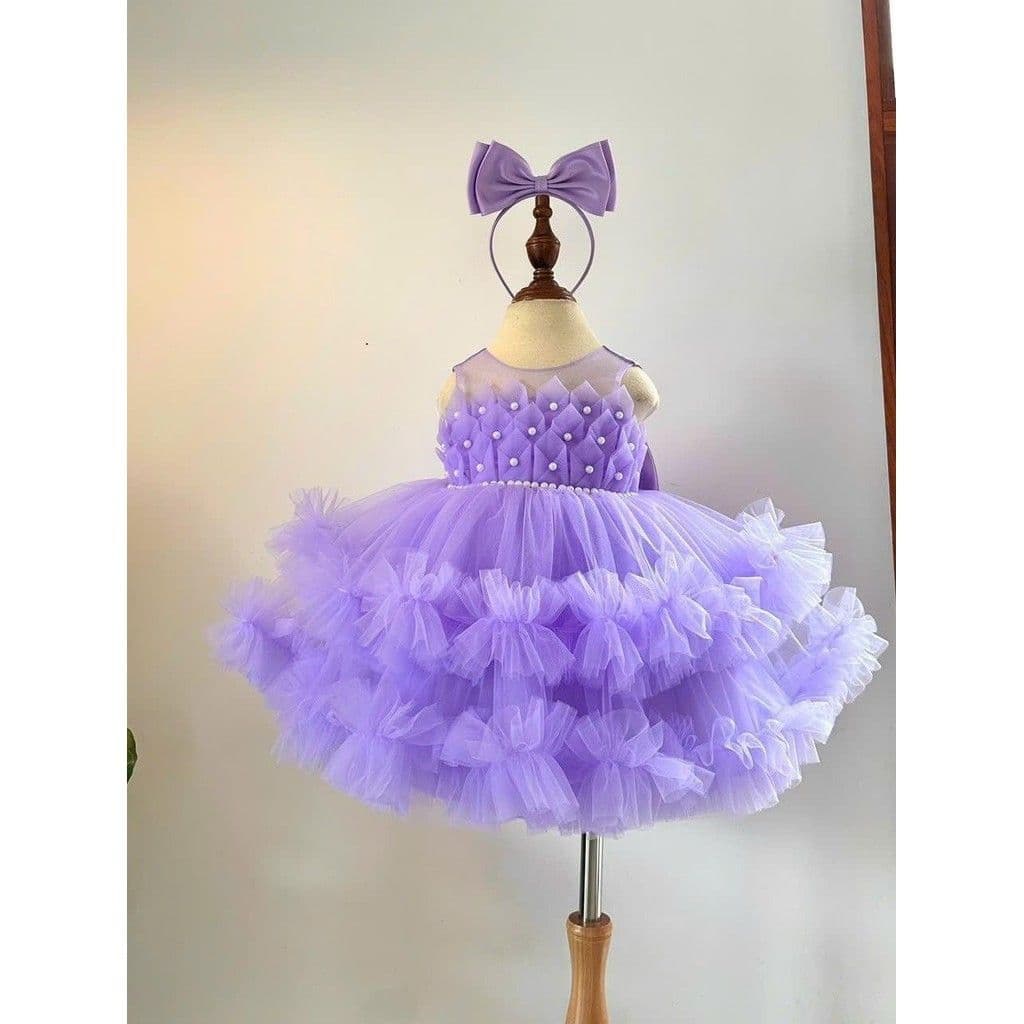 Tiered Flower Princess Dress