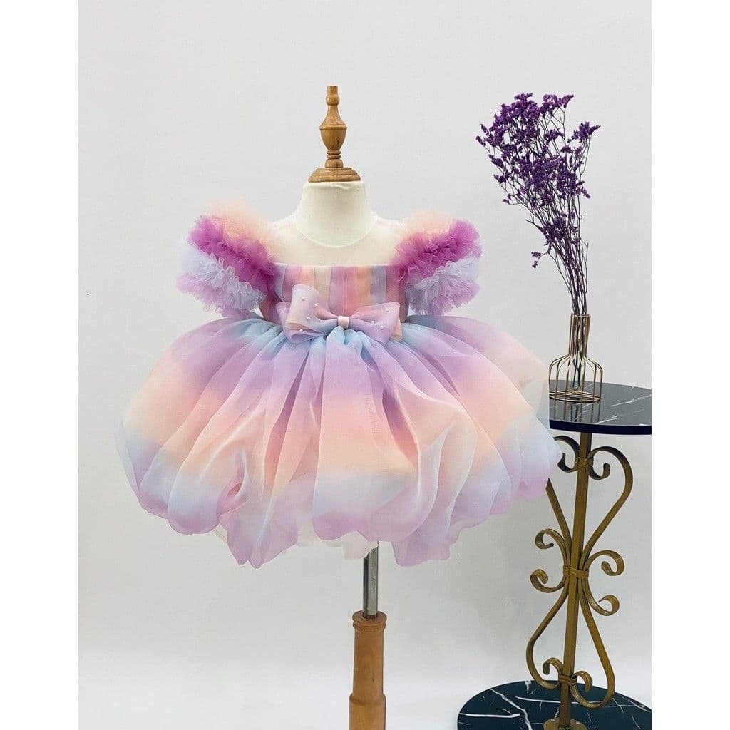 Rainbow Bubble Princess Dress