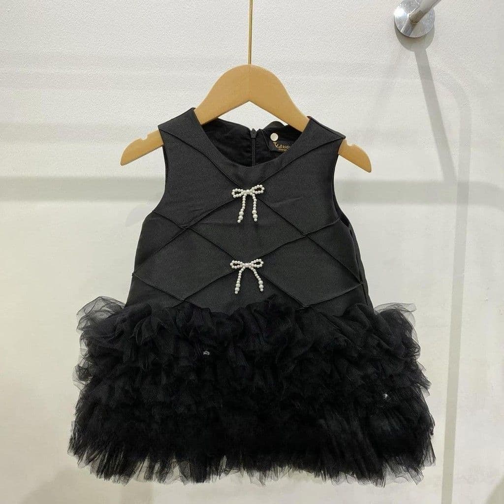 Sleeveless Bow Party Dress